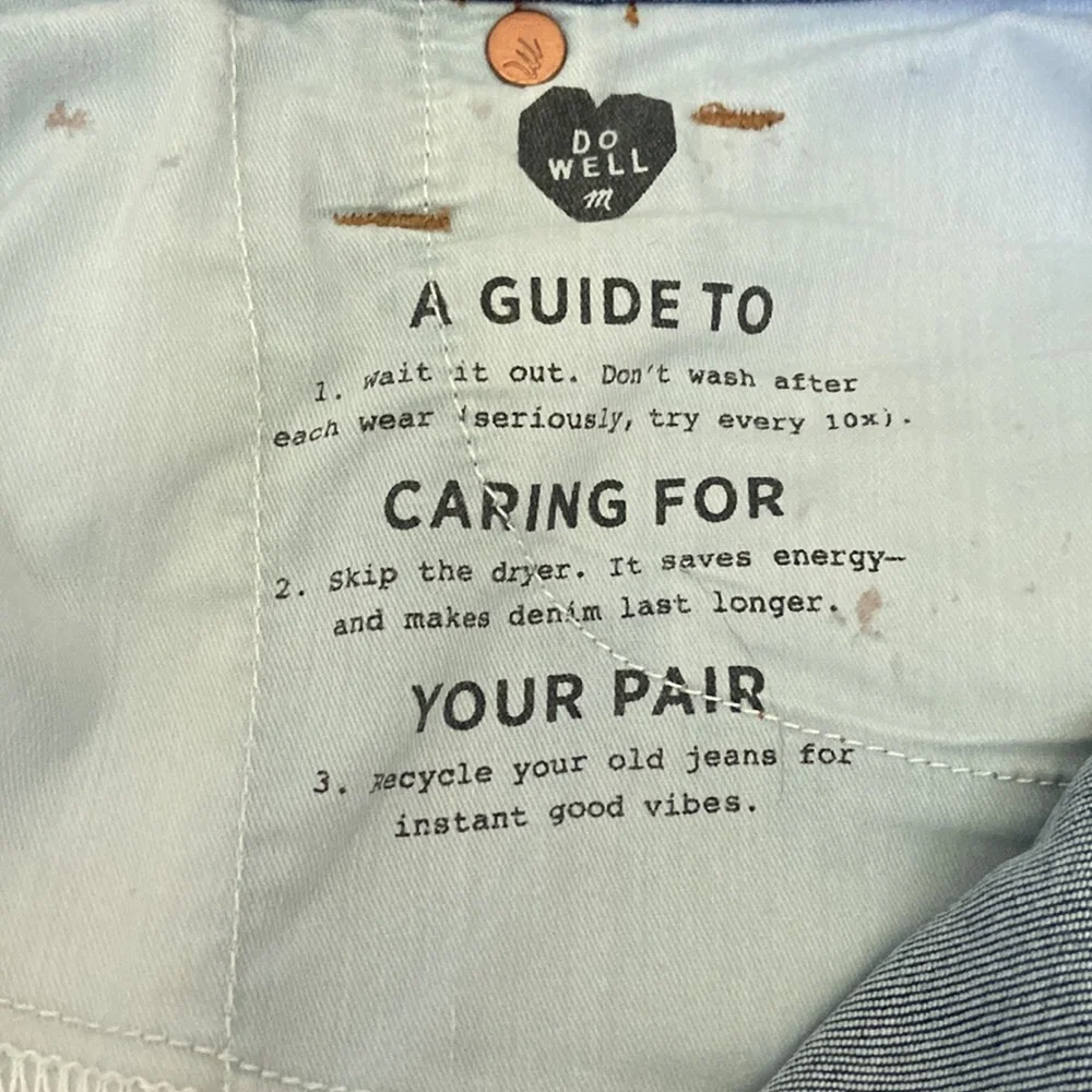 Madewell jeans high rise skinny size 26T - Picture 8 of 9